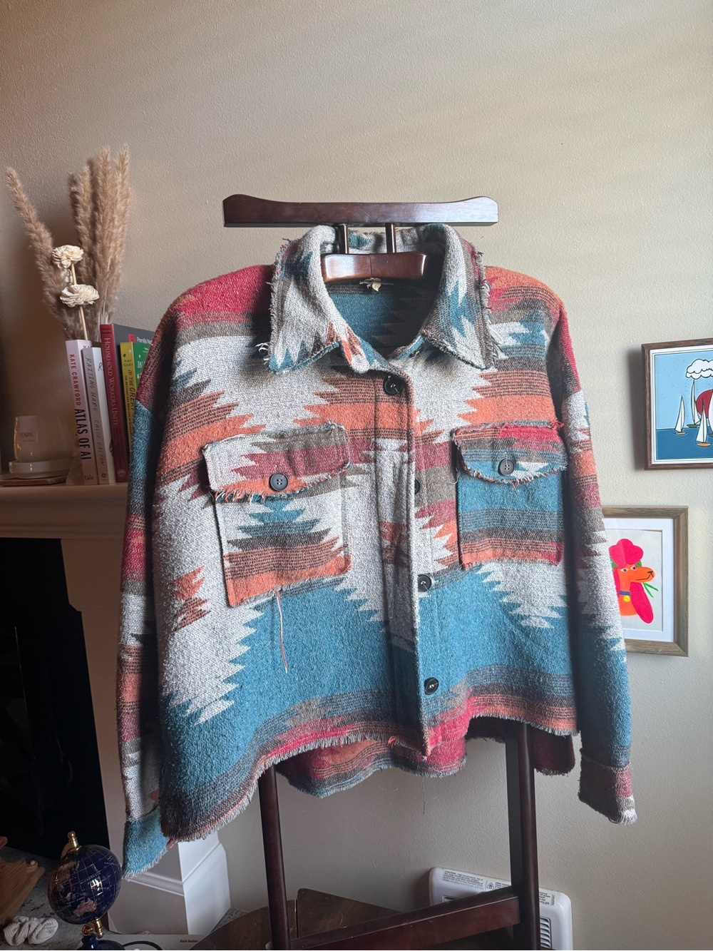 La Miel: Rustic Southwestern Aztec Jacket
